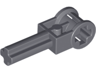 Technic Axle 1.5 with Perpendicular Axle Connector (Technic Pole Reverser Handle) in Dark Bluish Gray