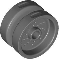 Wheel 18 x 12 with Pin Hole and Stud in Dark Bluish Gray