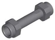 Weapon Hilt Symmetric in Dark Bluish Gray