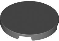 Tile Round 3 x 3 in Dark Bluish Gray
