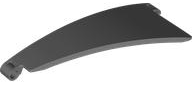 Technic Panel Curved 5 x 13 x 2 Tapered, Left #50 in Dark Bluish Gray