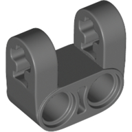 Technic Axle and Pin Connector Perpendicular Double Split [Reinforced] in Dark Bluish Gray