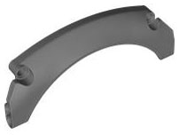 Technic Panel Car Mudguard Arched 13 x 2 x 5, Arched Top in Dark Bluish Gray