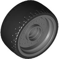 Wheel Rim 24 x 12 with Black Tyre in Dark Bluish Gray