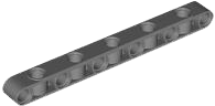 Technic Beam 1 x 11 Thick with Alternating Holes in Dark Bluish Gray