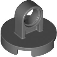 Tile Special Round 2 x 2 - Thick Lifting Ring in Dark Bluish Gray
