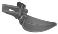 Crane Jaw Curved, Reinforced in Dark Bluish Gray