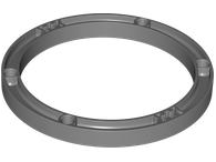 Technic Beam Round 11 x 11 in Dark Bluish Gray