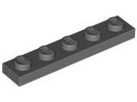 Plate 1 x 5 in Dark Bluish Gray