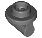 Plate Special Round 1 x 1 with Hollow Stud and Bar on Underside - Long Space in Dark Bluish Gray