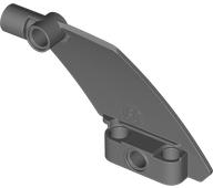 Technic Panel Curved 5 x 7 Parallelogram Right in Dark Bluish Gray
