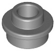 Plate Round 1 x 1 with Open Stud in Dark Bluish Gray