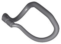 Equipment Rein with Bridle Flexible in Dark Bluish Gray