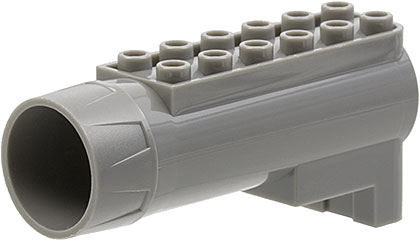 Launcher, Air Blast Receiver [Racers] in Dark Bluish Gray