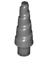 Creature Body Part, Horn (Unicorn) in Dark Bluish Gray