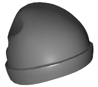Hat Beanie in Dark Bluish Gray