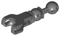 Large Figure Skeletal, Limb with Ball Joint on Axle and Ball Socket and Hole in Dark Bluish Gray
