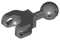 Large Figure Skeletal, Limb, 4L with Ball Joint on Axle and Ball Socket in Dark Bluish Gray