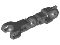 Large Figure Skeletal, Limb with Ball Joint, and Ball Socket and Two Holes in Dark Bluish Gray