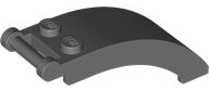Windscreen 6 x 2 x 2 with Handle in Dark Bluish Gray