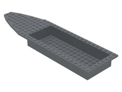 Boat Deck 8 x 28 x 3 in Dark Bluish Gray