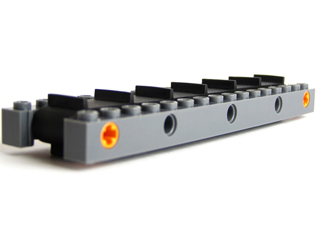 Conveyor Belt Modern [Complete Assembly] in Dark Bluish Gray