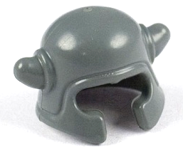 Microfig Helmet with Horns in Dark Bluish Gray