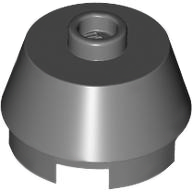 Brick Round 2 x 2 Truncated Cone in Dark Bluish Gray