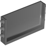 Panel 1 x 6 x 3 with Studs on Sides in Dark Bluish Gray