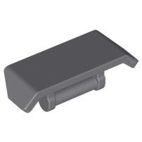 Spoiler 2 x 4 with Handle [Plain] in Dark Bluish Gray