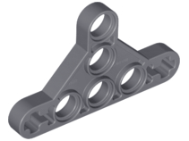 Technic Beam Triangle Thin [Type II] in Dark Bluish Gray
