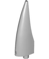 Animal Body Part, Barb / Claw / Tooth / Talon / Horn, Large in Light Bluish Gray