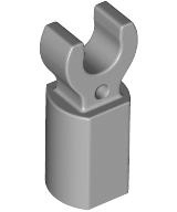 Bar Holder with Clip in Light Bluish Gray