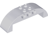 Brick Curved 2 x 8 x 2 Double in Light Bluish Gray