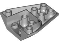 Brick Wedged, Sloped Inverted 4 x 4 Triple [4 Connections between Front Studs] in Light Bluish Gray