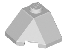 Brick Wedged, Sloped 45° 2 x 2 Corner in Light Bluish Gray