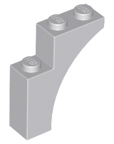 Brick Arch 1 x 3 x 3 [Gothic] in Light Bluish Gray