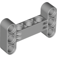 Technic Beam 3 x 5 Thick [90° Offset Centre Beam Holes] in Light Bluish Gray