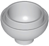 Brick Round 2 x 2 Dome Bottom [Open Stud] in Light Bluish Gray