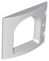 Duplo Door / Window, Castle in Light Bluish Gray