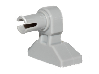 Leg Mechanical, Droid with Technic Pin - Short [Long Indent] in Light Bluish Gray