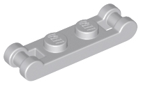 Plate Special 1 x 2 with Handles on Ends in Light Bluish Gray