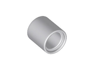 Technic Pin Connector Round 1L [Beam] in Light Bluish Gray