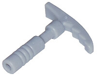 Tool Ice Axe [3-Rib Handle] in Light Bluish Gray