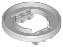 Technic Turntable Large Type 3 Base in Light Bluish Gray