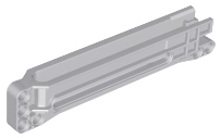 Technic Gear Rack 1 x 14 x 2 Housing in Light Bluish Gray