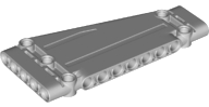 Technic Panel 5 x 11 x 1 Tapered in Light Bluish Gray