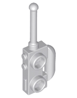 Equipment Radio [Extended Handle, Expanded Speaker Grille] in Light Bluish Gray