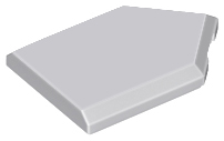Tile Special 2 x 3 Pentagonal in Light Bluish Gray