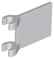 Flag 2 x 2 Square [Thin Clips] in Light Bluish Gray